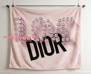 Love Dior Flannel Sofa Throw Blanket D322